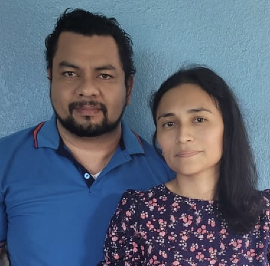 Jorge Pozo and wife
